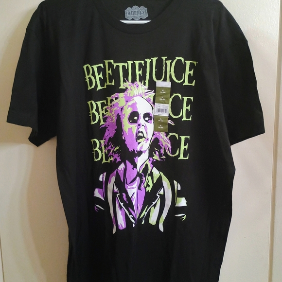 Beetlejuice Other - Beetlejuice Graphic Black T-Shirt